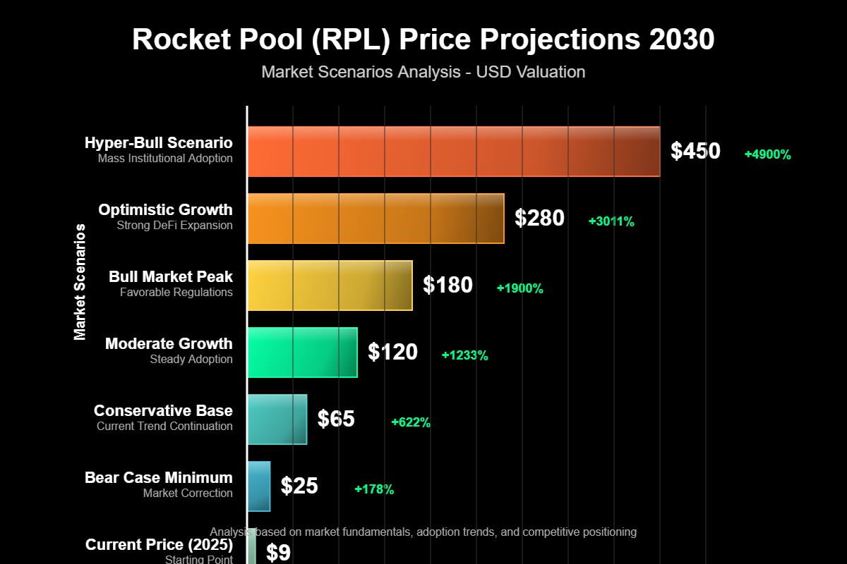 Previsão de Preços Rocket Pool (RPL) Para 2030 6 Previsão de Preços Rocket Pool (RPL) Para 2030